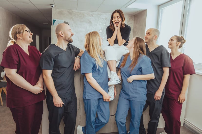 Tým Dental Bros v ordinaci